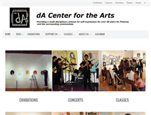 Tablet Screenshot of dacenter.org